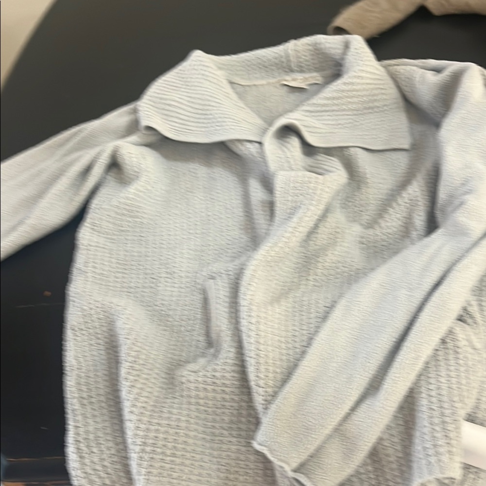 Light Blue Knit Cardigan